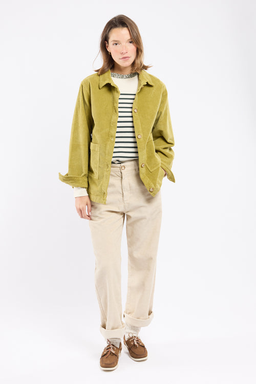 Velvet fisherman jacket - cotton - Armor-lux - 3