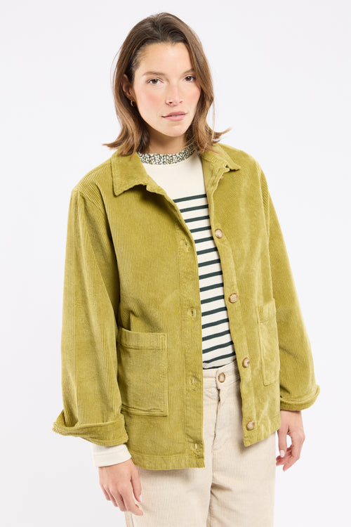 Velvet fisherman jacket - cotton - Armor-lux - 1