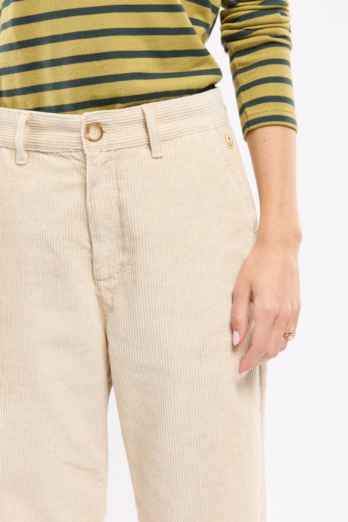 Pantalon large velours côtelé - coton et lin - Armor-lux - 2
