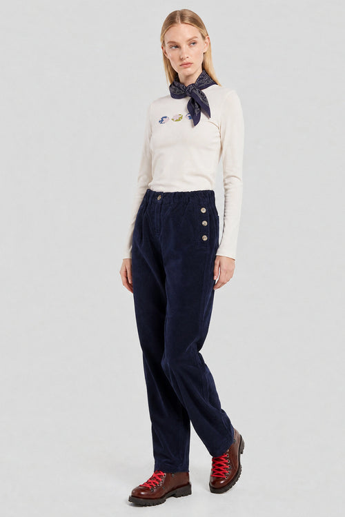 Pantalon à pont velours - coton - Armor-lux - 1