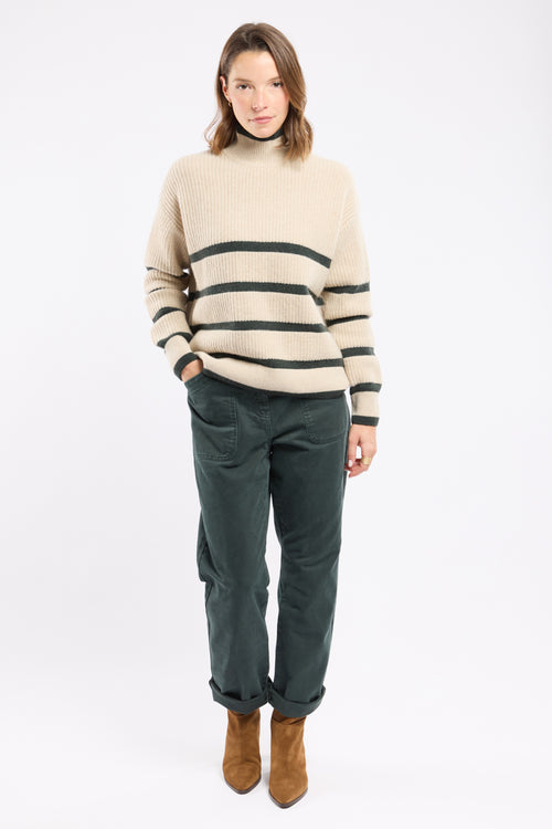 Elasticated waist jeans - cotton - Armor-lux - 2