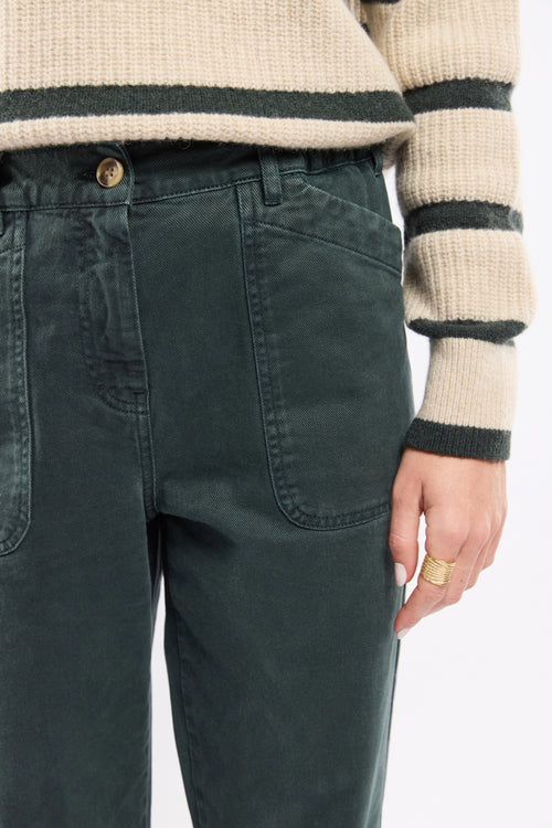 Elasticated waist jeans - cotton - Armor-lux - 4
