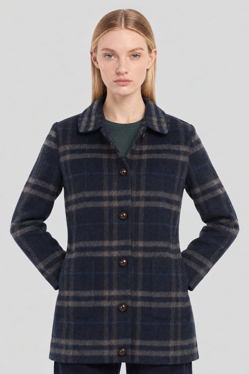 Manteau à carreaux - laine - Armor-lux - 5