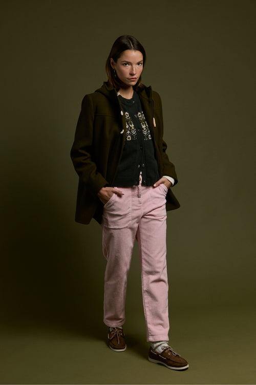 Zip-up duffle coat - wool fabric - Armor-lux - 3