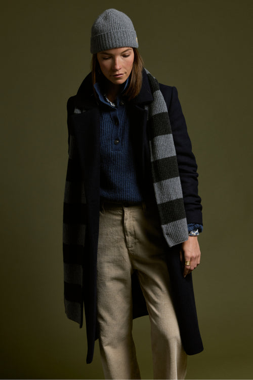 Long peacoat - wool - Armor-lux - 1