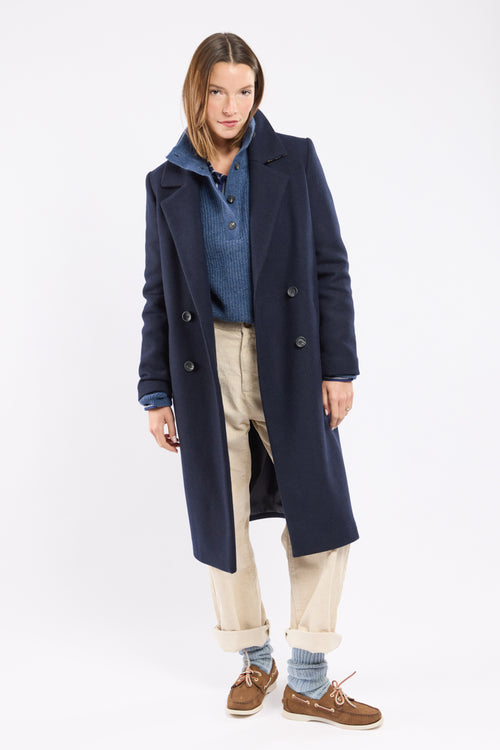 Long peacoat - wool - Armor-lux - 3