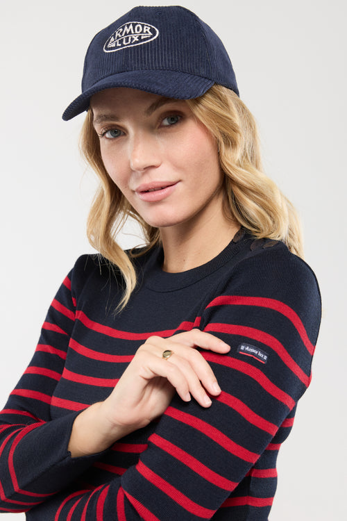 Pull marin rayé Paimpol - laine et acrylique - Armor-lux - 2