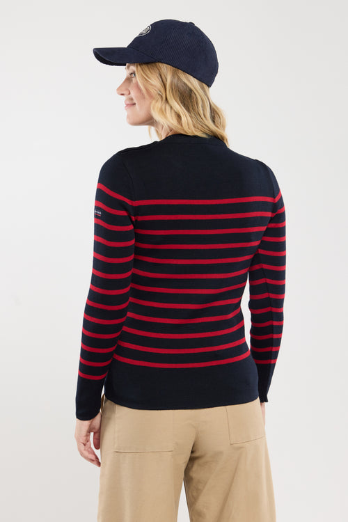 Pull marin rayé Paimpol - laine et acrylique - Armor-lux - 5