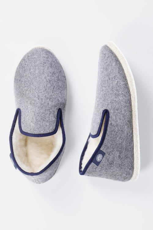 Plain slippers - wool - Armor-lux - 2