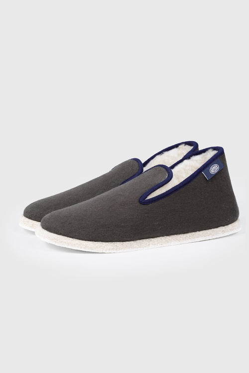 Plain slippers - wool - Armor-lux - 1