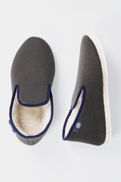 Plain slippers - wool - Armor-lux - 2