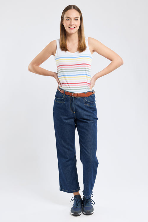 Striped 10-colour vest top - light cotton - Armor-lux - 4