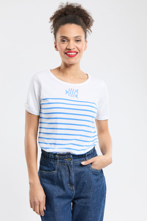 Matrosenshirt „Fische“ – leichte Baumwolle - Armor-lux - 1