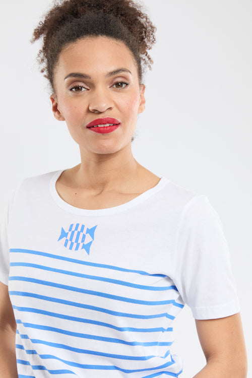 Matrosenshirt „Fische“ – leichte Baumwolle - Armor-lux - 2