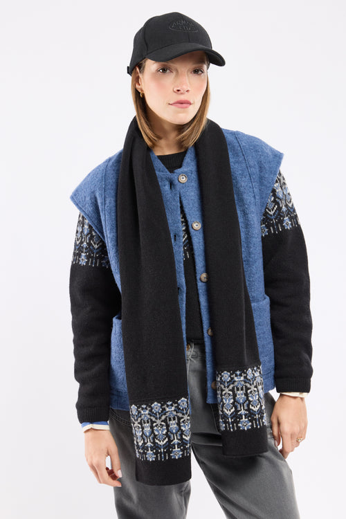 Écharpe jacquard - laine - Armor-lux - 1