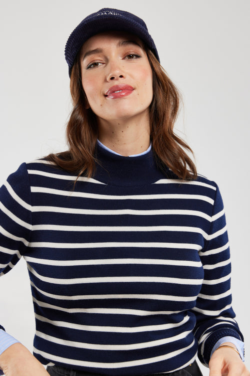 Gestreifter Pullover Héritage - aus Merinowolle - Armor-lux - 3
