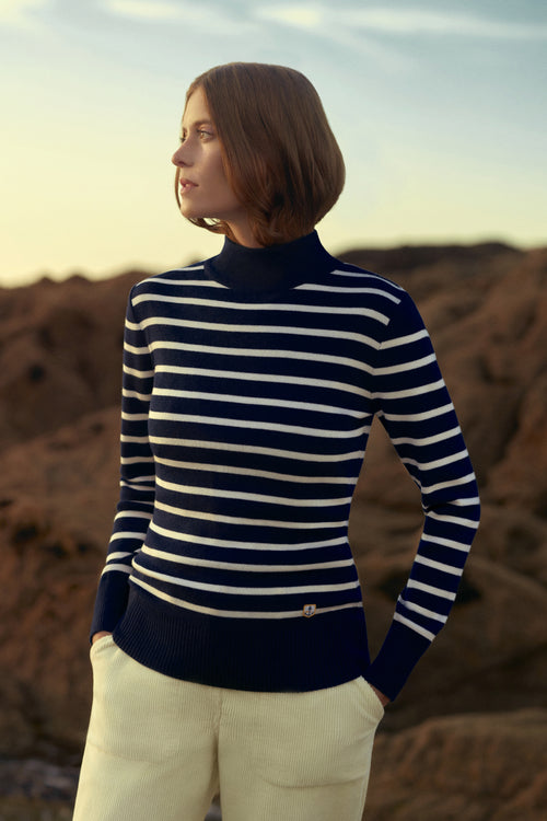 Gestreifter Pullover Héritage - aus Merinowolle - Armor-lux - 6
