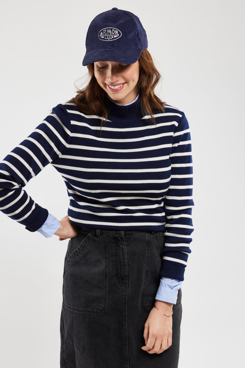 Gestreifter Pullover Héritage - aus Merinowolle - Armor-lux - 1