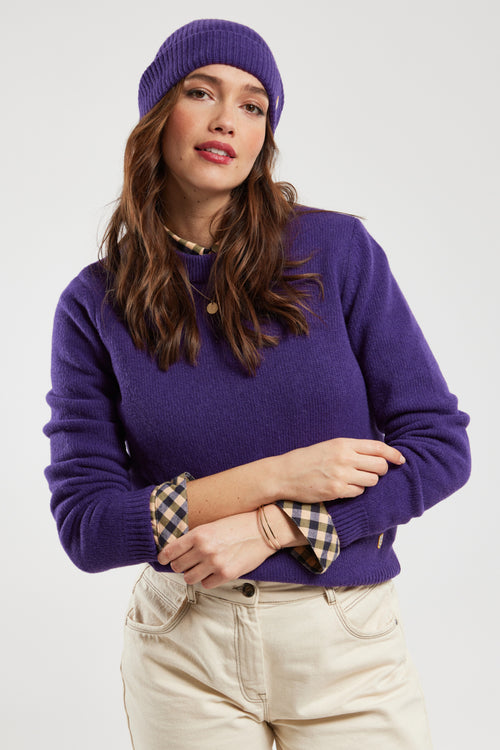 Cropped jumper - wool - Armor-lux - 4