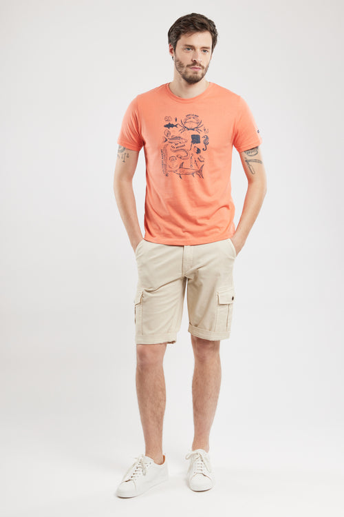 Cargo-Bermudashorts – Baumwolle - Armor-lux - 1