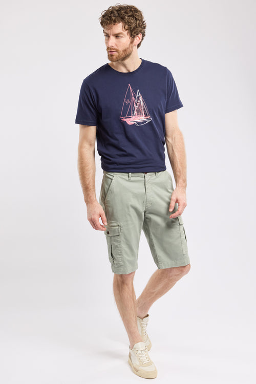 Cargo-Bermudashorts – Baumwolle - Armor-lux - 1