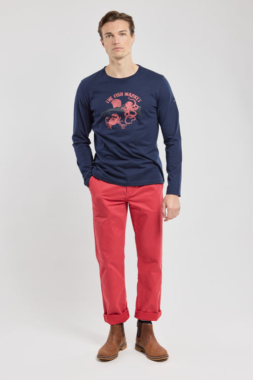Straight cut chinos - cotton - Armor-lux - 1