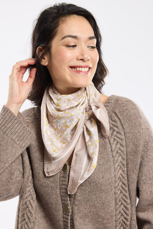 Tuch mit Blattmuster - Armor-lux - 1