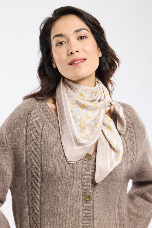 Square with leaf print - Armor-lux - 2