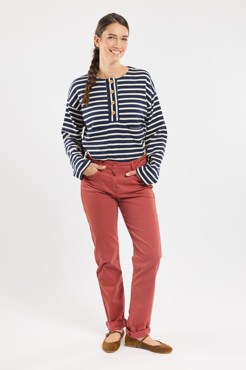 Pantalon coupe droite - coton - Armor-lux - 1