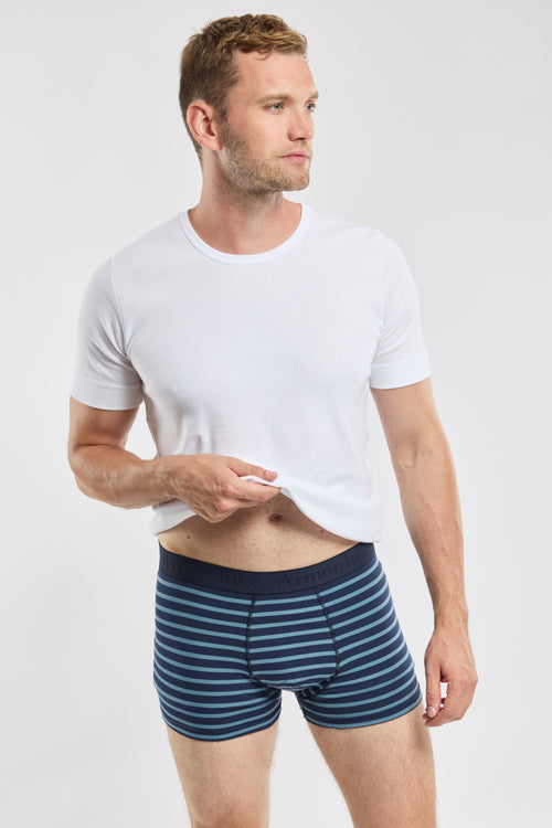 Boxer rayé - coton léger biologique - Armor-lux - 1