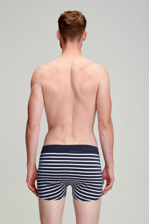 Gestreifte Boxershorts – leichte Bio-Baumwolle - Armor-lux - 2