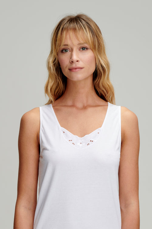 Tanktop mit Spitze – Bio-Baumwolle - Armor-lux - 2