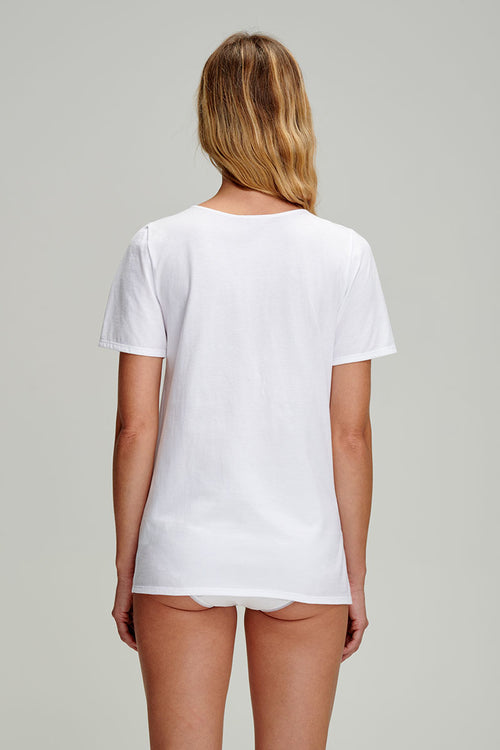 T-shirt with lace - organic cotton - Armor-lux - 3