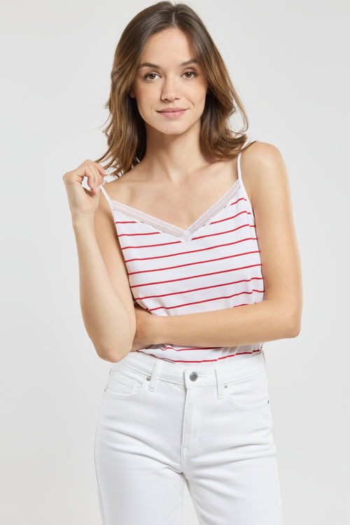 Striped camisole - light organic cotton - Armor-lux - 1