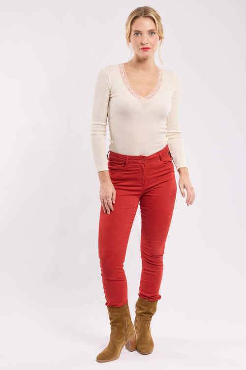 Slim-fit trousers - cotton - Armor-lux - 1