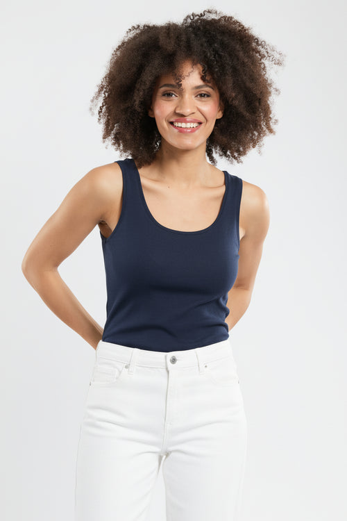 Plain tank top - light organic cotton - Armor-lux - 1