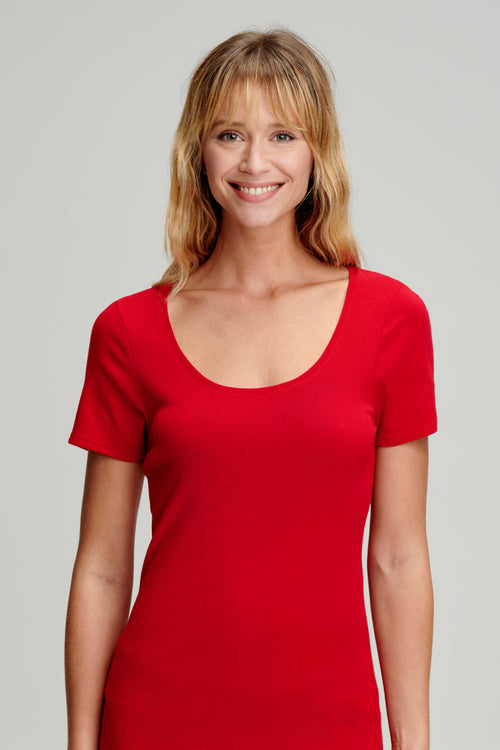 Einfarbiges T-Shirt – leichte Bio-Baumwolle - Armor-lux - 2