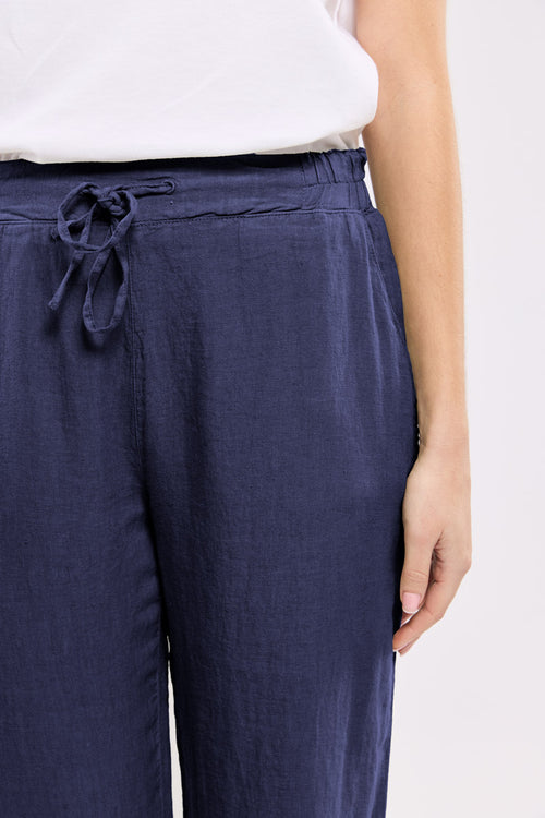 Hose mit Gummizug in der Taille – Leinen - Armor-lux - 2