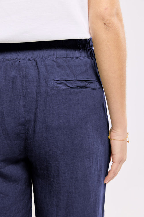 Hose mit Gummizug in der Taille – Leinen - Armor-lux - 4