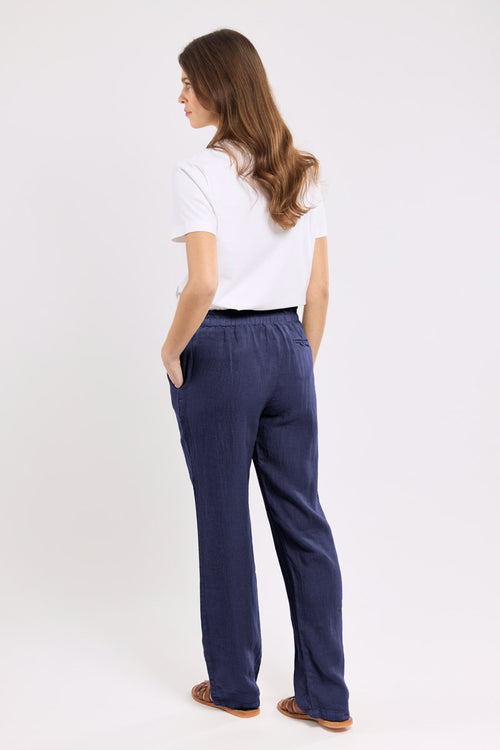 Hose mit Gummizug in der Taille – Leinen - Armor-lux - 3