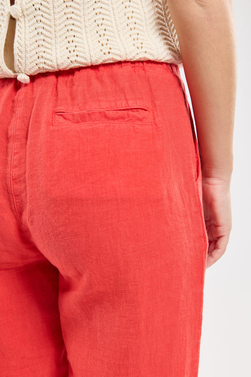 Elasticated waist trousers - Linen - Armor-lux - 5