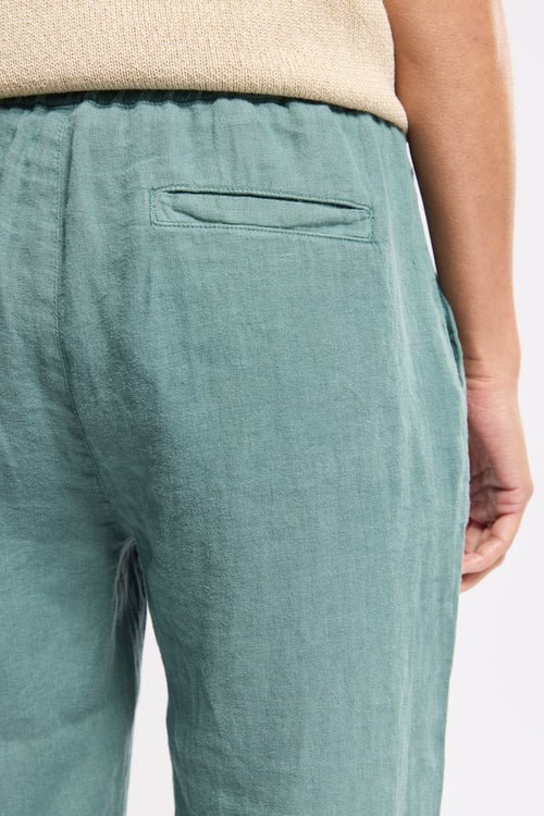 Pantalon taille élastique  - lin - Armor-lux - 4