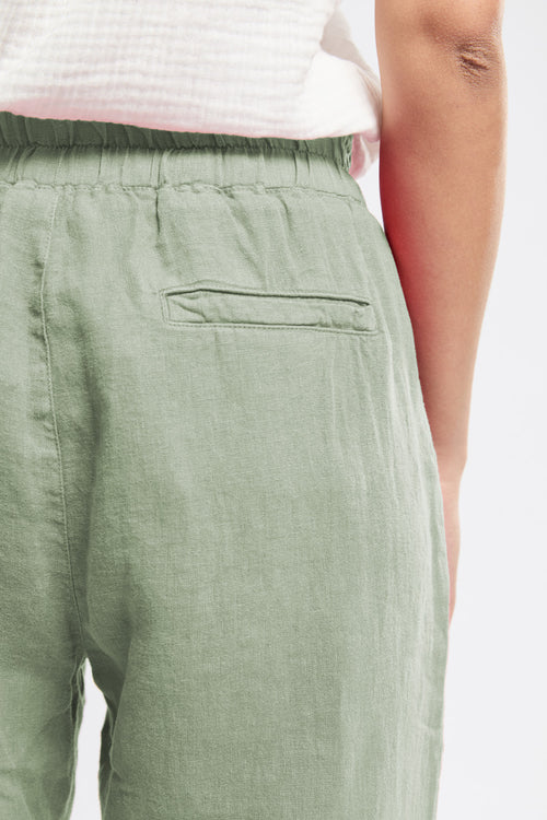 Elasticated waist trousers - Linen - Armor-lux - 4