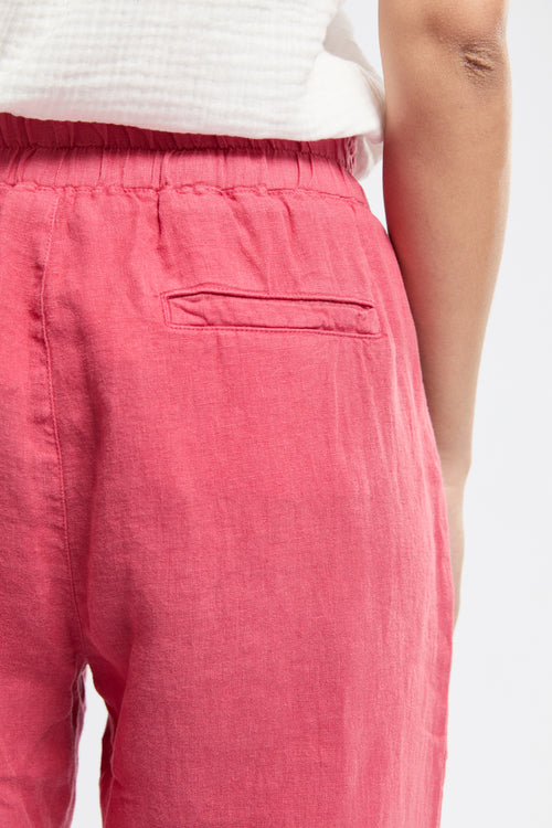 Pantalon taille élastique  - lin - Armor-lux - 4