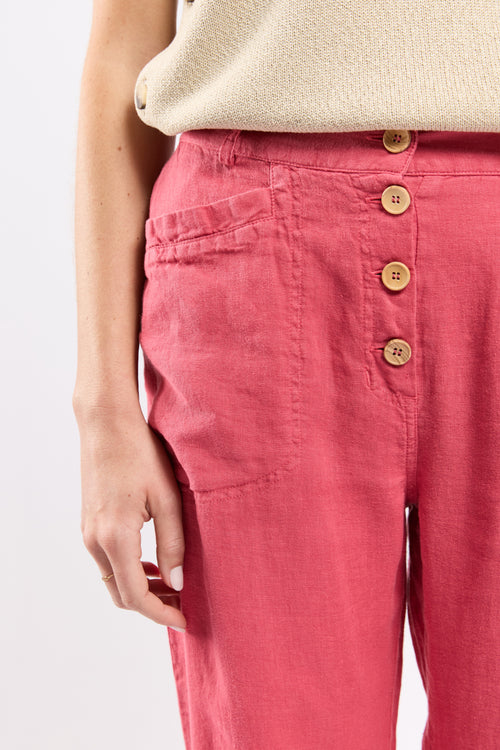 Pantalon taille élastique  - lin - Armor-lux - 2