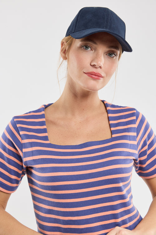 Marinière col carré - coton rustique - Armor-lux - 1