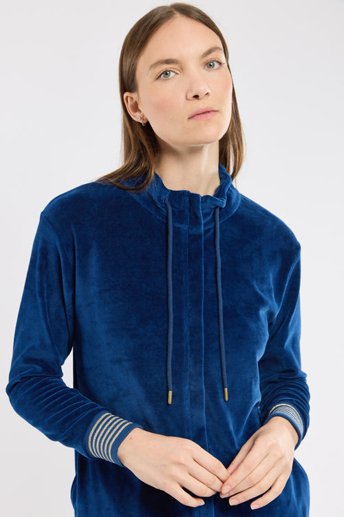 Zipped velvet jacket - cotton - Armor-lux - 2