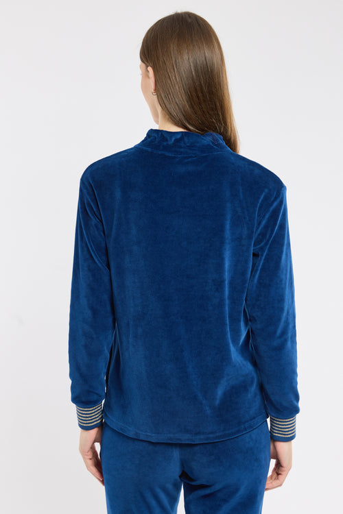 Zipped velvet jacket - cotton - Armor-lux - 5