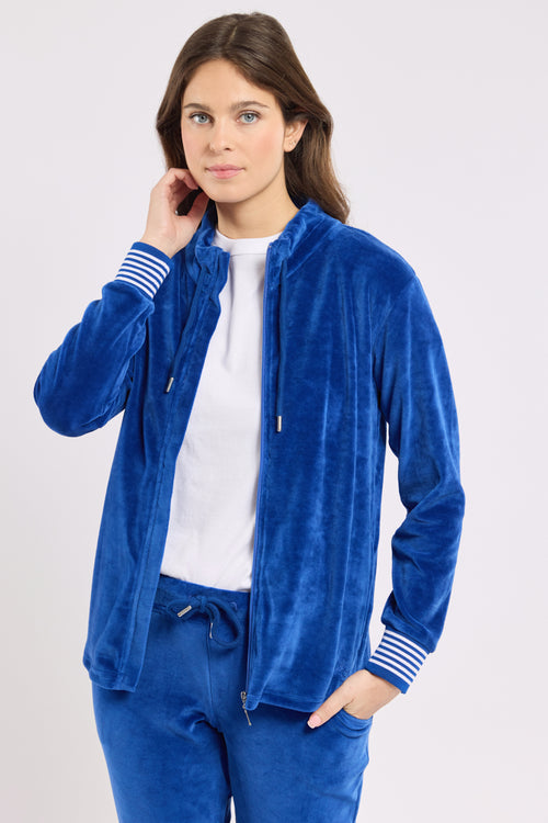 Zipped velvet jacket - cotton - Armor-lux - 1