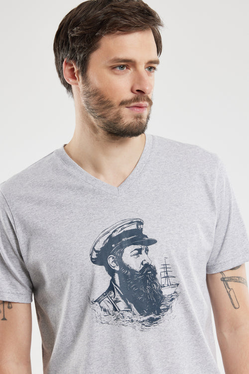 T-Shirt „Marine“ – leichte Baumwolle - Armor-lux - 3